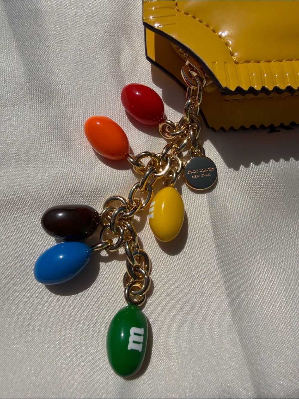 kate spade Yellow M&M's Logo Pouch - Picture 4 of 10